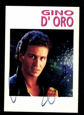 Gino d Oro Autogrammkarte Original Signiert ## BC 149491