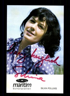 Silvia Poluxis Autogrammkarte Original Signiert ## BC 149740