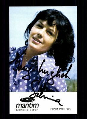 Silvia Poluxis Autogrammkarte Original Signiert ## BC 149967