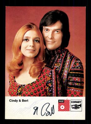 Cindy und Bert Autogrammkarte Original Signiert ## BC 152709