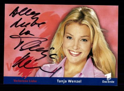 Tanja Wenzel Verbotene Liebe Autogrammkarte Original Signiert # BC 130572