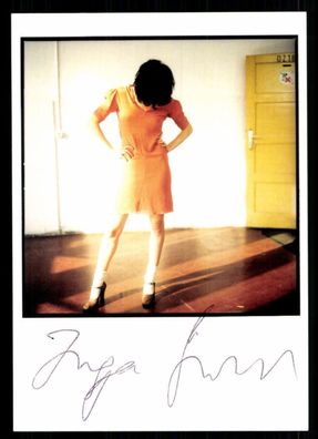 Inga Busch Autogrammkarte Original Signiert ## BC 34986