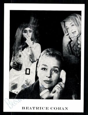 Beatrice Coran Autogrammkarte Original Signiert ## BC 25026