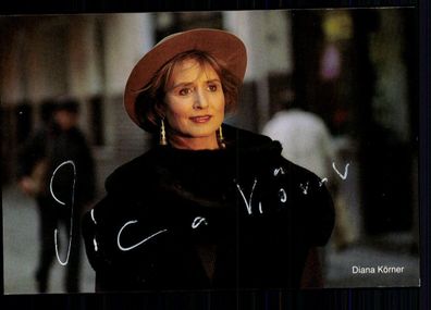 Diana Körner Autogrammkarte Original Signiert ## BC 27642
