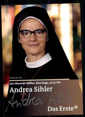 Andrea Sihler Um Himmels Willen Autogrammkarte Original Signiert## BC 9032