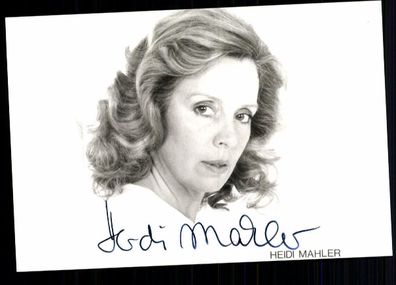 Heidi Mahler Autogrammkarte Original Signiert ## BC 27659