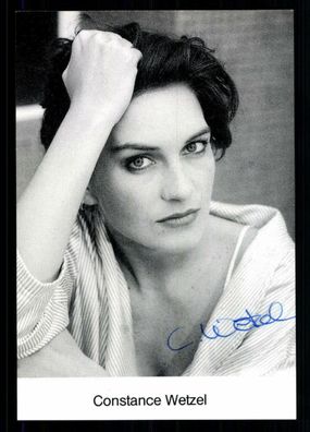 Constance Wetzel Autogrammkarte Original Signiert ## BC 25699