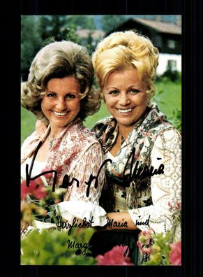 Maria und Margot Hellwig Autogrammkarte Original Signiert ## BC 157820