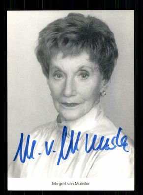 Margret van Munster Lindenstraße Autogrammkarte Original Signiert # BC 83880