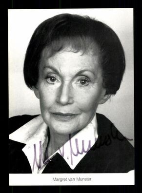 Margret van Munster Lindenstraße Autogrammkarte Original Signiert # BC 85360