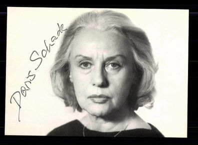 Doris Schade Rüdel Autogrammkarte Original Signiert # BC 86408