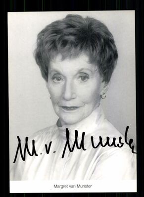 Margret van Munster Lindenstraße Autogrammkarte Original Signiert # BC 83879