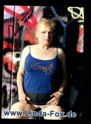 Linda Fox Autogrammkarte Original Signiert # BC 81663