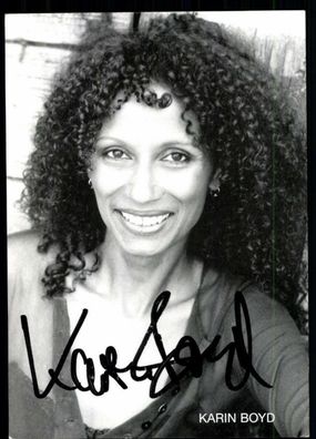 Karin Boyd Autogrammkarte Original Signiert## BC 2652