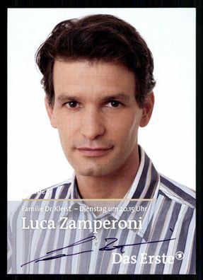 Luca Zamperoni Familie Dr Kleist Autogrammkarte Original Signiert ## BC 16150