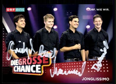 Jonglissimo Die grosse Chance Autogrammkarte Original Signiert ## BC 36368