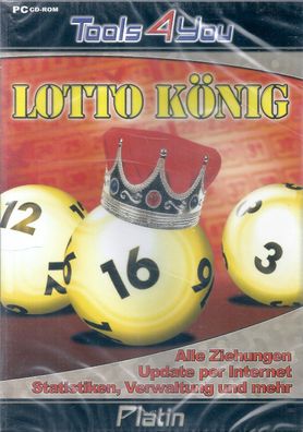 Lotto König Platin - Hilft zu gewinnen. PC CD-ROM Windows 98/ ME/ XP Neu + OVP