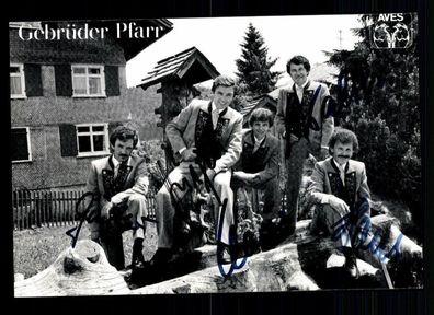 Gebrüder Pfarr Autogrammkarte Original Signiert ## BC 43754