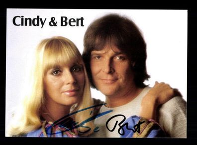 Cindy und Bert Autogrammkarte Original Signiert ## BC 160421