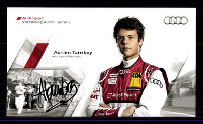 Adrien Tambay Autogrammkarte Original Signiert Motorsport ## BC G 29298