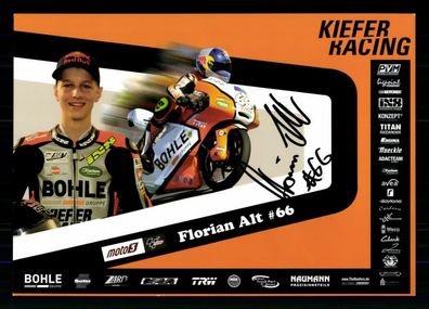 Florian Alt Autogrammkarte Original Signiert Motorsport ## BC G 29311