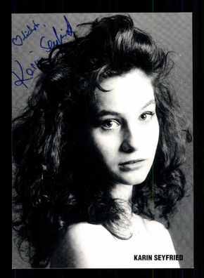 Karin Seyfried Autogrammkarte Original Signiert # BC 40735