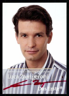 Luca Zamperoni Familie Dr Kleist Autogrammkarte Original Signiert ## BC 16149