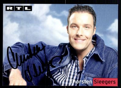 Thorsten Sleegers RTL Autogrammkarte Original Signiert## BC 5910