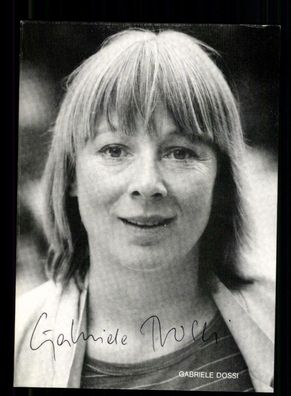 Gabriele Dossi Autogrammkarte Original Signiert ## BC 164496