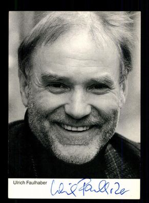 Ulrich Faulhaber Rüdel Autogrammkarte Original Signiert ## BC 165942