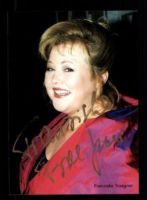 Franiska Troegner Autogrammkarte Original Signiert ## BC 166148