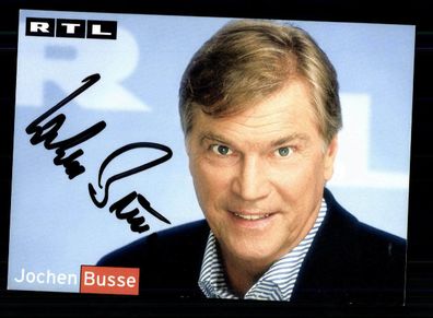 Jochen Busse RTL Autogrammkarte Original Signiert ## BC 167481