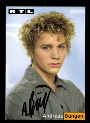 Andreas Büngen RTL Autogrammkarte Original Signiert ## BC 169904