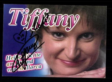 Tiffany Autogrammkarte Original Signiert ## BC 171155