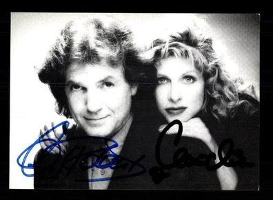 Claudia und Chris Roberts Autogrammkarte Original Signiert ## BC 91883