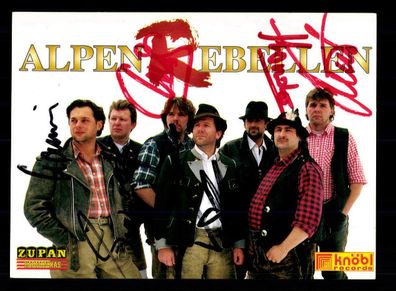 Alpen Rebelen Autogrammkarte Original Signiert ## BC 91774
