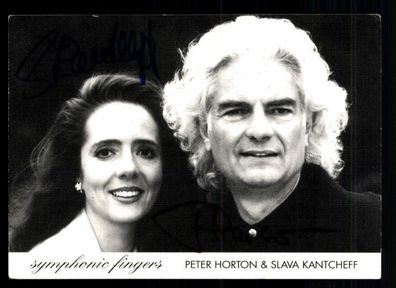 Peter Horton und Slava Kantcheff Autogrammkarte Original Signiert ## BC 43189