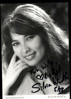 Silvia Wirth Autogrammkarte Original Signiert ## BC 53596
