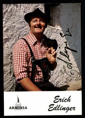 Erich Edlinger Autogrammkarte Original Signiert ## BC 53137