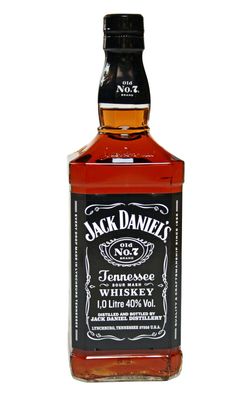 Jack Daniels Tennessee Whiskey Old No. 7 40% Vol. 1 l Liter