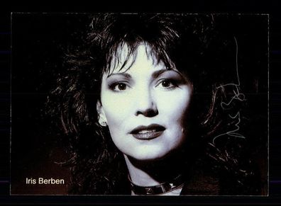 Iris Berben Autogrammkarte Original Signiert # BC 101993