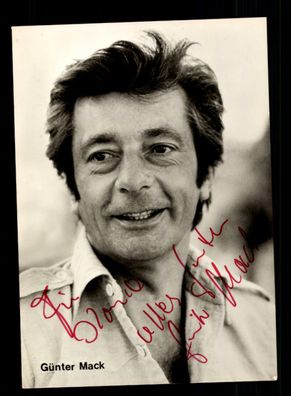 Günter Mack Autogrammkarte Original Signiert # BC 58601