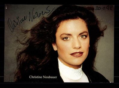 Christine Neubauer Autogrammkarte Original Signiert # BC 110457