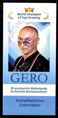 Gero Autogrammkarte Original Signiert ## BC G 13109