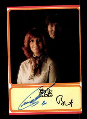 Cindy und Bert Autogrammkarte Original Signiert ## BC 104042