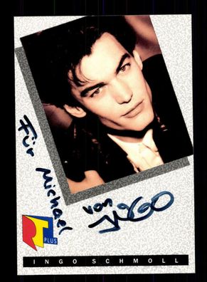Ingo Schmoll RTL Autogrammkarte Original Signiert # BC 104980