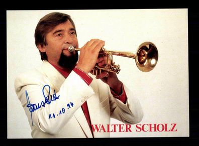 Walter Scholz Autogrammkarte Original Signiert ## BC 106533