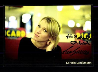 Kerstin Landsmann Autogrammkarte Original Signiert # BC 105150