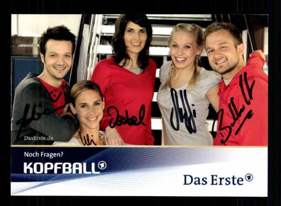 Team Kopfball ARD Autogrammkarte Original Signiert # BC 64191