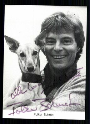 Folkert Bohnet Autogrammkarte Original Signiert TOP## BC 554